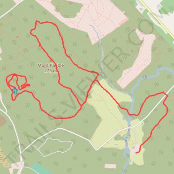 Itinéraire Ski de fond au Centre Castor, distance, dénivelé, altitude, carte, profil, trace GPS