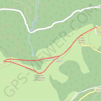 Itinéraire Signal du Chioula, distance, dénivelé, altitude, carte, profil, trace GPS