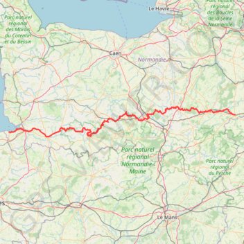 Itinéraire Chemin de Saint Michel, distance, dénivelé, altitude, carte, profil, trace GPS