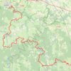Itinéraire Grande Traversée du Morvan - Avallon - Saulieu, distance, dénivelé, altitude, carte, profil, trace GPS