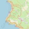 Itinéraire Le nez de Jobourg - Baie d'Ecalgrain, distance, dénivelé, altitude, carte, profil, trace GPS