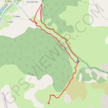 Itinéraire Vallon de PRENTIQ, distance, dénivelé, altitude, carte, profil, trace GPS
