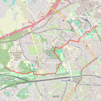 Itinéraire GR126-GR12_Liaison_2020-02-01, distance, dénivelé, altitude, carte, profil, trace GPS