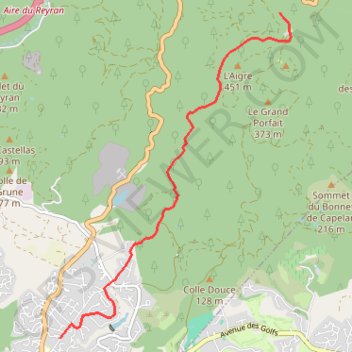 Itinéraire Che Italie, distance, dénivelé, altitude, carte, profil, trace GPS