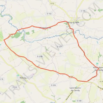 Itinéraire Rando St laurent, distance, dénivelé, altitude, carte, profil, trace GPS