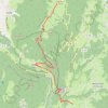 Itinéraire Randonnée de Crêt de Chatillon à Saint-Martin par le Pont du Diable, distance, dénivelé, altitude, carte, profil, trace GPS