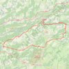 Itinéraire Vallée du Cusancin - Saône, distance, dénivelé, altitude, carte, profil, trace GPS