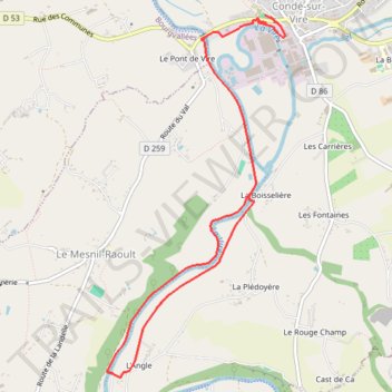Itinéraire 1 - c4p_2026_marche_-_8.5km, distance, dénivelé, altitude, carte, profil, trace GPS