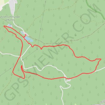 Itinéraire Orage sur la Mortagne (Autrey), distance, dénivelé, altitude, carte, profil, trace GPS