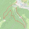 Itinéraire La Source Bleue - Vuillafans, distance, dénivelé, altitude, carte, profil, trace GPS