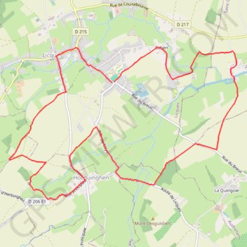 Itinéraire Les Calvaires, distance, dénivelé, altitude, carte, profil, trace GPS