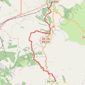 Itinéraire Rota Vicentina : étape 1, distance, dénivelé, altitude, carte, profil, trace GPS