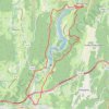 Itinéraire Bords de l'Ain, distance, dénivelé, altitude, carte, profil, trace GPS