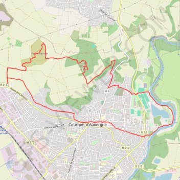 Itinéraire Puy de Bane, distance, dénivelé, altitude, carte, profil, trace GPS