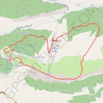 Itinéraire Audibergue - Circuit Crêtes, distance, dénivelé, altitude, carte, profil, trace GPS