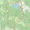 Itinéraire Le Mazeaud - Brugères - L'étang de l'Âne - Saignedresse - Lasgorceix, distance, dénivelé, altitude, carte, profil, trace GPS