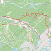 Itinéraire Mont Saint-Aubin en boucle depuis Val-David, distance, dénivelé, altitude, carte, profil, trace GPS