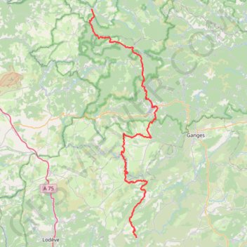 Itinéraire De Meyrueis à St Guilhem le Désert, distance, dénivelé, altitude, carte, profil, trace GPS