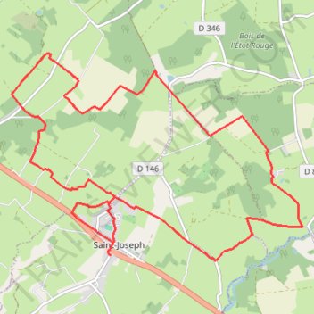 Itinéraire 3 - 18-1, distance, dénivelé, altitude, carte, profil, trace GPS