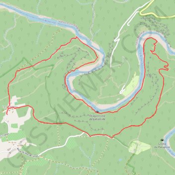 Itinéraire Au bord de l'Ardèche depuis Les Crottes, distance, dénivelé, altitude, carte, profil, trace GPS