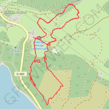 Itinéraire Circuit VTT XCO Lac Blanc-13093655, distance, dénivelé, altitude, carte, profil, trace GPS