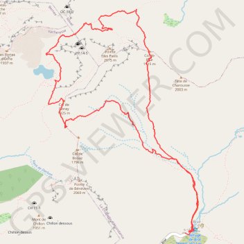 Itinéraire Lac Darbon, Lac de Neuteu, distance, dénivelé, altitude, carte, profil, trace GPS