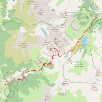 Itinéraire Rando La Danchere - Le Périer, distance, dénivelé, altitude, carte, profil, trace GPS