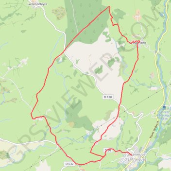 Itinéraire Sancy - Montagne du Var - Secteur Égliseneuve-d'Entraigues, distance, dénivelé, altitude, carte, profil, trace GPS