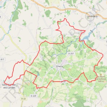 Itinéraire 24km_facile_tinchbike, distance, dénivelé, altitude, carte, profil, trace GPS