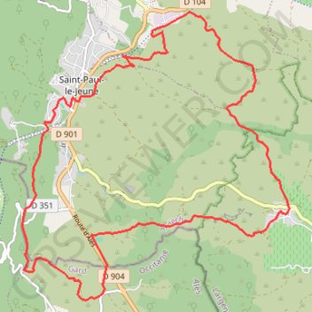 Itinéraire Les Ramades Variante, distance, dénivelé, altitude, carte, profil, trace GPS