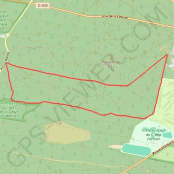 Itinéraire Tour du Rocher du Long Boyau, distance, dénivelé, altitude, carte, profil, trace GPS