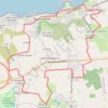 Itinéraire Cotentin, Bretteville, distance, dénivelé, altitude, carte, profil, trace GPS