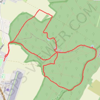 Itinéraire Darois lavandieres, distance, dénivelé, altitude, carte, profil, trace GPS