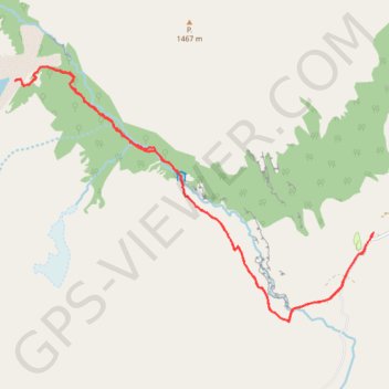 Itinéraire Wanderung zum Mirador de Las Torres (Nationalpark Torrel del Paine), distance, dénivelé, altitude, carte, profil, trace GPS