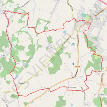 Itinéraire La randonnée des villages du Bruilhois - Pays de l'Agenais, distance, dénivelé, altitude, carte, profil, trace GPS