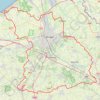 Itinéraire Lus West-Vlaanderen, Noord, distance, dénivelé, altitude, carte, profil, trace GPS