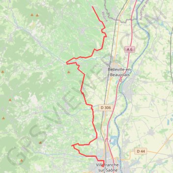 Itinéraire Marathon International du Beaujolais 2022-7773615, distance, dénivelé, altitude, carte, profil, trace GPS