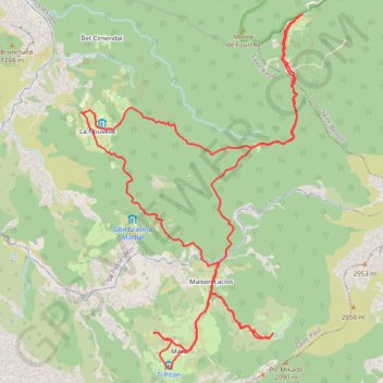 Itinéraire Randonnée de 2 jours au Sud de Mafate (Réunion), distance, dénivelé, altitude, carte, profil, trace GPS