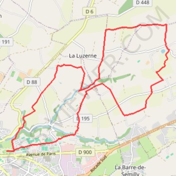 Itinéraire 2024 - 15 km - Trail Au Clair de la Lune (2024), distance, dénivelé, altitude, carte, profil, trace GPS