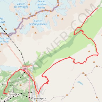 Itinéraire TMB - 3 - Col chécroui - Arnuva, distance, dénivelé, altitude, carte, profil, trace GPS