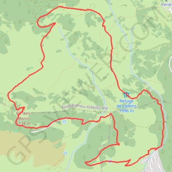 Itinéraire Le Pic dels Moros, distance, dénivelé, altitude, carte, profil, trace GPS