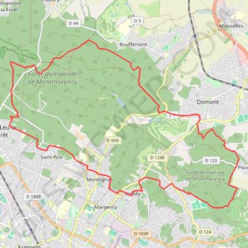 Itinéraire Sentier des Lisières, distance, dénivelé, altitude, carte, profil, trace GPS