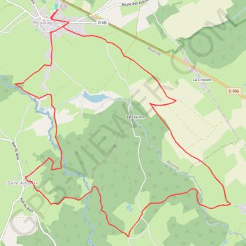 Itinéraire Parc du Morvan - Rouvray, distance, dénivelé, altitude, carte, profil, trace GPS