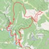 Itinéraire La haute Levade - Portes (Tours à Charbon), distance, dénivelé, altitude, carte, profil, trace GPS