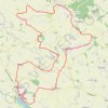 Itinéraire Autour de Cadours, distance, dénivelé, altitude, carte, profil, trace GPS