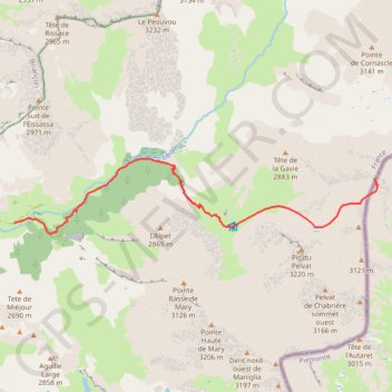Itinéraire Tête de Malacoste, distance, dénivelé, altitude, carte, profil, trace GPS
