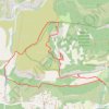 Itinéraire Le marbre de la Sainte-Victoire, distance, dénivelé, altitude, carte, profil, trace GPS