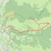 Itinéraire Louvie Soubiron - Pic d'Auzu, distance, dénivelé, altitude, carte, profil, trace GPS