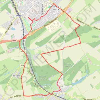 Itinéraire 241223 Ciney projet, distance, dénivelé, altitude, carte, profil, trace GPS
