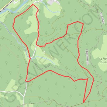 Itinéraire Chemins du Cœur des Vosges - Bois Banis, distance, dénivelé, altitude, carte, profil, trace GPS